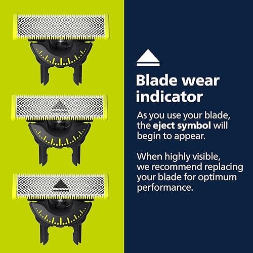 Philips Norelco OneBlade 360 Hybrid Face, Electric Beard Trimmer and Shaver, with 360 Blade Technology, 1x 360 Blade for Face, 5in1 Adjustable Comb, Model QP2724/90 - Black & Lime Green - OneBlade 360 Face thumbnail 5