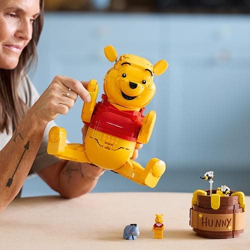 LEGO | Disney Winnie the Pooh - Building Set for Adults - Display Model w/Honey Pot, Collectible Minifigure & Eeyore Figure - DIY Nostalgic Gift Idea for Fans - 43300 thumbnail 2