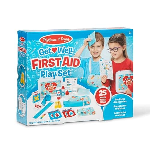 Melissa & Doug Get Well First Aid Kit Play Set – 25 Toy Pieces thumbnail 3