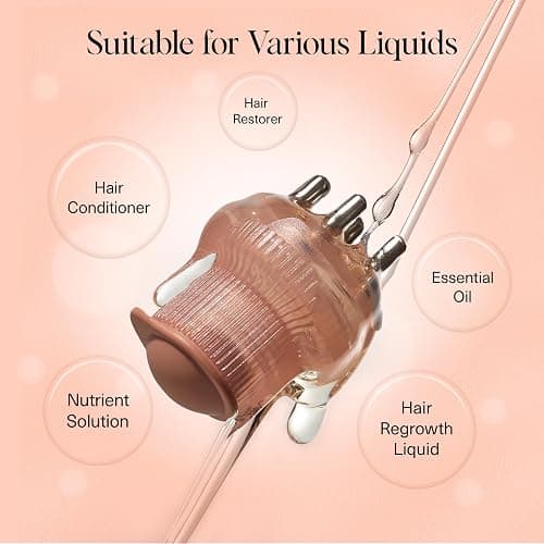 Kitsch Scalp & Hair Oil Applicator – Stainless Steel Bristles Scalp Oil Applicator for Even Distribution, Mess-Free Oiling & Head Massager Scalp – Precision Hair Care Tool for Roots & All Hair Types thumbnail 5