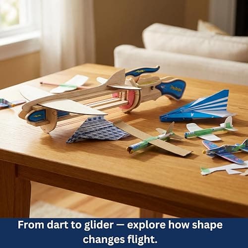 Pathfinders STEM kit- Paper Airplane Launcher | Paper Airplane Kit | Science kit for Kids, Teens and Adults | Stem Toys | Engineering kit - Learning Resource thumbnail 5