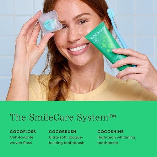 Cocoshine Teeth Whitening Toothpaste by Cocolab, Nano-Hydroxyapatite Toothpaste, Non-Fluoride with Xylitol and Coconut Oil, Gently Formulated for Sensitive Teeth, Adults and Kids, Lychee Breeze, 4 Oz thumbnail 10