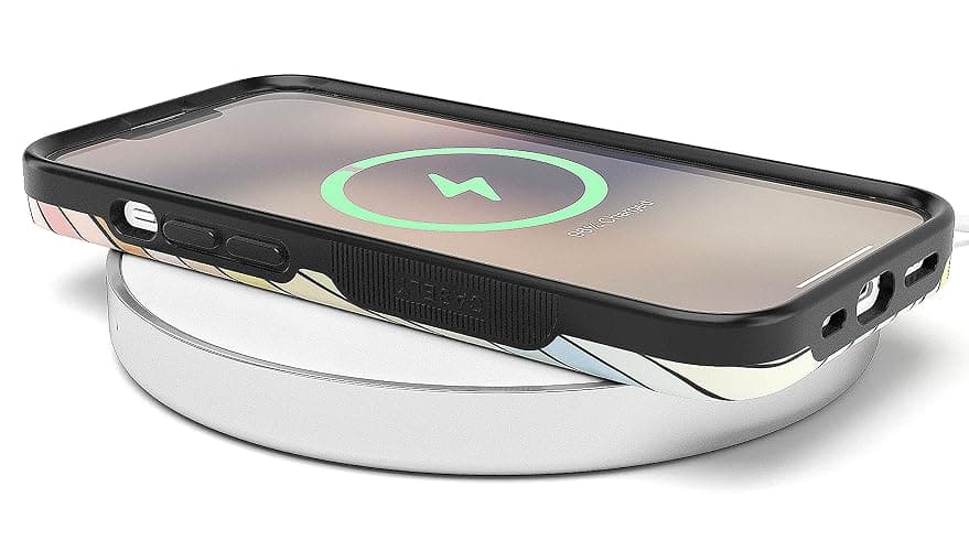 Casely iPhone 15 Case | Ride The Wave | Pastel Rainbow Lined | Bold Case | Compatible with MagSafe thumbnail 7