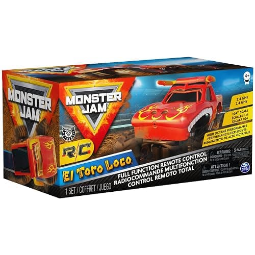 Monster Jam, Official El Toro Loco Remote Control Monster Truck for Boys and Girls, 1:24 Scale, 2.4 GHz, Kids Toys for Ages 4 and Up thumbnail 7