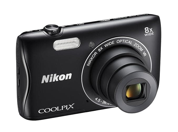 Nikon Digital Camera COOLPIX S3700 Black Optical 8X Zoom 20.05 Million Pixels S3700BK thumbnail 6