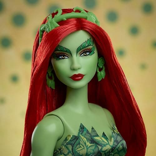 Barbie Signature Poison Ivy Collector Doll with Posable Body, Iconic Outfit, & Accessories, DC Batman 85th Anniversary Collectible thumbnail 3