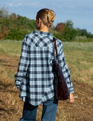 Zeagoo Flannel Shirt Plaid Shirts thumbnail 3