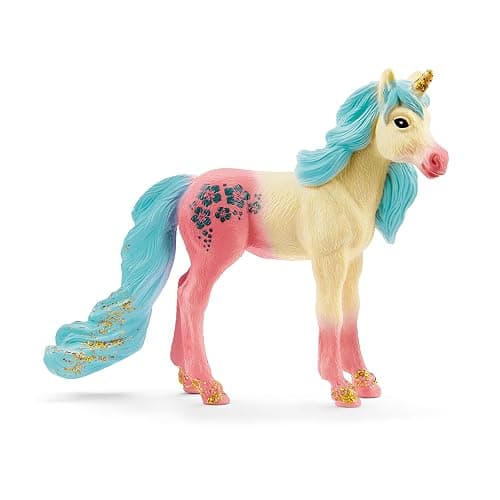 Schleich bayala, Collectible Unicorn Toy Figure for Girls and Boys,Florany Unicorn Figurine (Spring Series), Ages 5+ - Image 1
