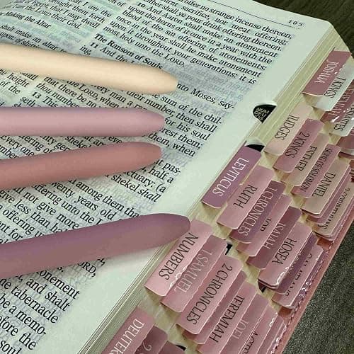 thinkor Gel Pens Black Ink, 7 Pcs 0.5mm Quick Dry Fine Point Smooth Writing Pens, Cute Office School Supplies Gifts for Women Student (7 Pcs Pink - Black Ink) thumbnail 4