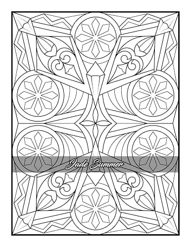 100 Amazing Patterns: An Adult Coloring Book with Fun, Easy, and Relaxing Coloring Pages thumbnail 70