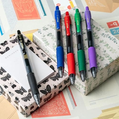 Pilot G2 Premium Gel Pens, Gel Roller Pens, Fine Point 0.7 mm Assorted Colors 8 thumbnail 3
