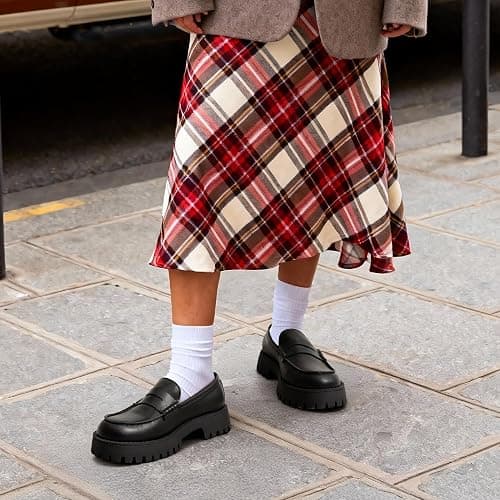 DREAM PAIRS Loafers for Women Platform Chunky Penny Loafer Lug Sole Comfortable Slip On Dressy Casual Work Business Office Shoes thumbnail 3