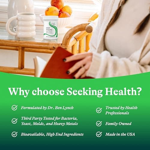 Seeking Health DAO Enzyme - Formerly Histamine Digest, DAO Enzyme Supplement for Histamine Food Intolerance, Supports Digestive Health, Upset Stomach (30 Capsules)* thumbnail 8