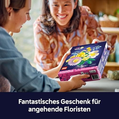 LEGO Botanicals Kleiner Sommerstrauß - Kunstblumen Set mit Glockenblumen, Gänseblümchen, Tulpen & mehr - Spielzeug für Mädchen und Teenager ab 9 Jahren - Weihnachtsdeko - Geschenk für Kinder - 10347 thumbnail 6