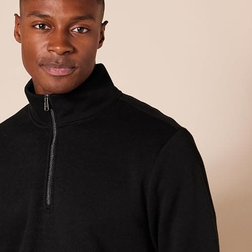 Amazon Essentials mens Long-Sleeve Quarter-Zip Pullover Fleece Sweatshirt thumbnail 4