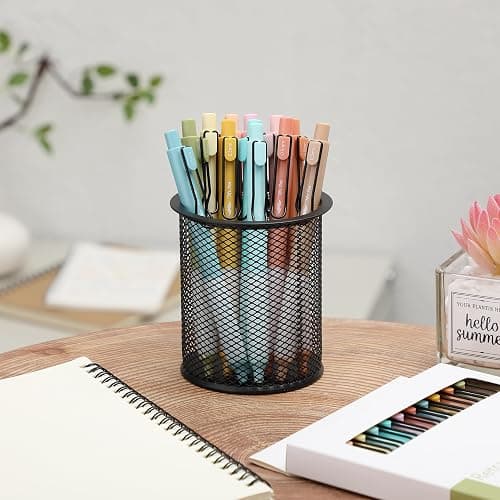 Mr. Pen- Retractable Pens, 12 Pack, Black Ink, Pastel Barrels, Fast Dry, Fine Point 0.5mm, Cute Pens for Journaling thumbnail 2