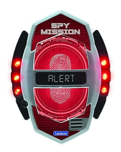 LEXiBOOK - Spy Mission, Spy Motion Detector with Alarm, Light Effects, Detection up to 30 Centimeters, Black/red, RPSPY05 - Image 1