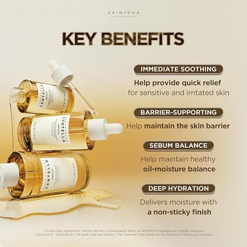 SKIN1004 [Hudson's Pick] Madagascar Centella Ampoule, Korean Face Serum with Centella Asiatica for Hydrating & Moisturizing, Soothing Facial Serum for Skin Balance, Korean Skin Care, 3.38 fl.oz, 100ml | Soothing, Hydrating Face Serum with Centella Asiatica for Skin Barrier and Moisturizing Care, Lightweight, Korean Skin Care thumbnail 3