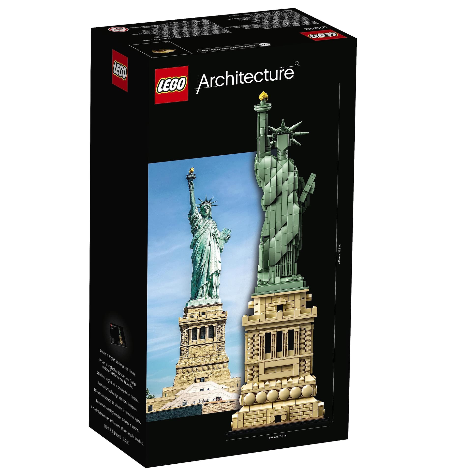 LEGO Architecture Frihetsgudinnan Stor Arkitektur Byggsats med New York Souvenir 21042 thumbnail 7