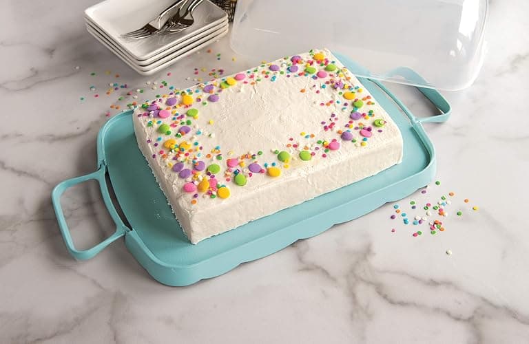 Nordic Ware Cakes and Cupcakes Carrier, Blue thumbnail 4