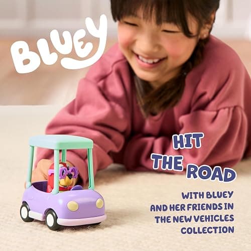 Bluey Basic Granny Toddler Toy Car, 3” Articulated Janet Kids Toy, Immersive Car Toys for Toddlers of Ages 3+ thumbnail 4