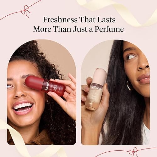 Kitsch Hair Perfume for Women- Warm Sugar and Oak & Amber | Clean, Deodorizing & Patented Odor-Eliminating Technology Hair Spray & Body Mist- Freshen Hair, Pillows | Ideal Gifts for Women - 50mL, 2pcs thumbnail 3