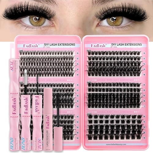 FADLASH 470pcs 0.07mm D Curl 10-18mm 40-60-80-100-150-200D Fluffy Lash Kit - Image 1