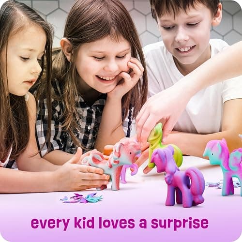 Dan&Darci Unicorn Hatching Surprise Eggs for Kids - 6 Pack - Grows 600% - Unicorn Toys for Girls Age 3-8 - Birthday Gift Ideas and Party Favors for 3+ Year Old Girl - Gifts for Ages 3 4 5 6 7 8 Years thumbnail 2