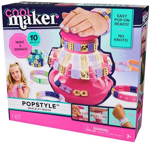Cool Maker, PopStyle Bracelet Making Kit with 170 Beads, Make & Remake 10 (Packaging May Vary), Arts and Crafts Kids Toys for Ages 7 and up thumbnail 9