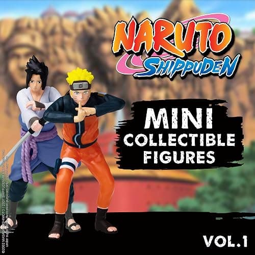 P.M.I. Naruto Shippuden Collectible Mini Figures 6 Pack Deluxe Box | Anime Action Toy Set Featuring Team 7 Ninjas, Akatsuki, Legendary Sannin & Rare Shinobi (Assortment B) thumbnail 2