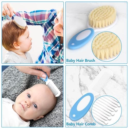 Baby Healthcare and Grooming Kit for Newborn Kids, 24PCS Upgraded Safety Baby Care Kit, Newborn Nursery Health Care Set, Baby Care Products thumbnail 2