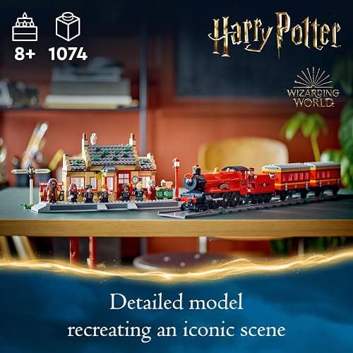 LEGO Harry Potter Hogwarts Express & Hogsmeade Station Building Toy - Pretend Play and Display Decor for Boys & Girls, Ages 8+ - Gift Idea for Birthdays - 76423 thumbnail 3