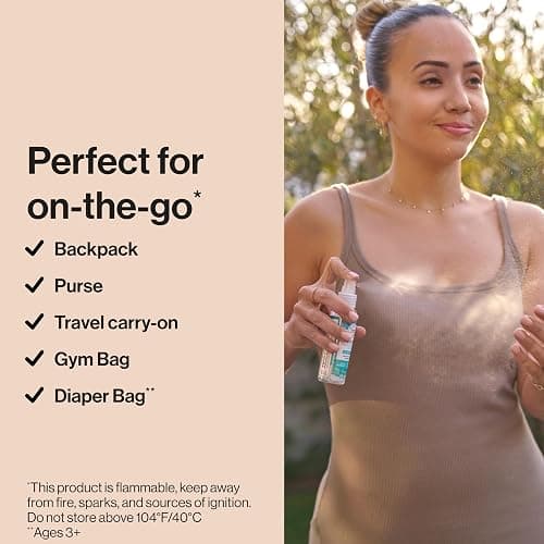The Honest Company Plant-Based Hand Sanitizer Spray Kills 99.9% of Germs Hypoallergenic Quick-drying and Moisturizing Coastal Surf 2 fl oz thumbnail 7