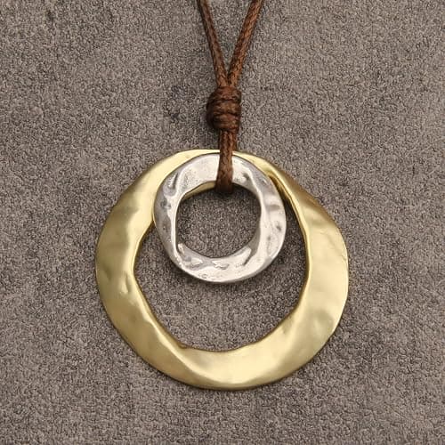 joymiao Boho Necklaces for Women Cord Necklace with Pendant Long Silver Necklace Vintage Sweater Necklace Hippie Jewelry for Women Girls Gifts thumbnail 2