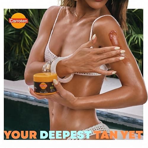 Carroten Travel Size Intensive Tanning Gel, 1.7 oz + Spatula | Browning Tan Accelerator, Non-Greasy, Water-Resistant with Carrot & Coconut Oil, Vitamin A & E For Moisture, TSA Approved thumbnail 6