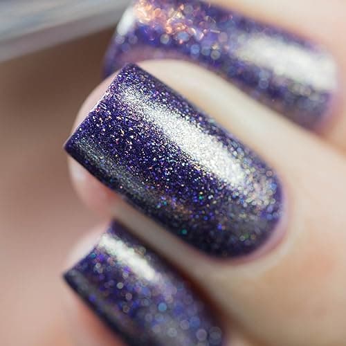 ILNP Art District - Regal Purple Holographic Nail Polish thumbnail 7