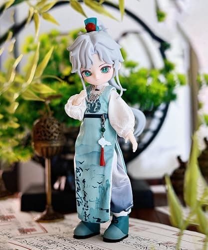 CALEMBOU BJD Blind Box, Cute Nagi Tread The Wind Chant Series Ball Jointed Doll Blind Box, 8 Inches Dress up Doll with Joints, Collectable Action Figure for Birthday Gifts thumbnail 2