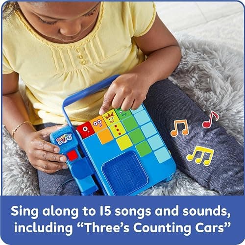 hand2mind Numberblocks Sing and Record Music Player, Kids Karaoke Microphone, Musical Toys, Toddler Boombox, Counting Toys, Preschool Math Learning Activities, Numbers for Toddlers, Birthday Gifts thumbnail 3