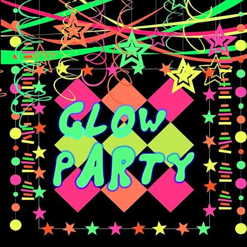 508ft UV Neon Paper Garland Crepe Streamers Glow in The Dark Party Supplies Garland Neon Party Decorations Streamers for Blacklight Reactive Fluorescent Wedding Birthday Party Decorations thumbnail 3