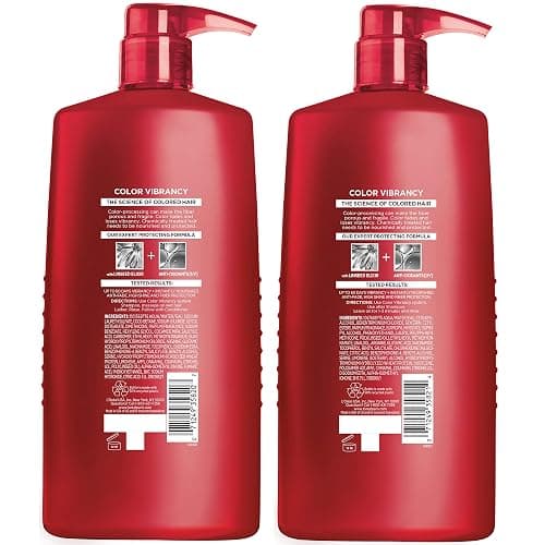 L'Oreal Paris Elvive Color Vibrancy Protecting Shampoo and Conditioner Set for Color Treated Hair, 28 Fl Oz (Set of 2) thumbnail 2