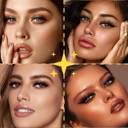 20 Pairs False Eyelashes Natural Faux Mink Lashes Wispy Cat Eye Lashes Fluffy 4 Styles 5D Volume Fake Eyelashes Pack by TNFVLONEINS thumbnail 7