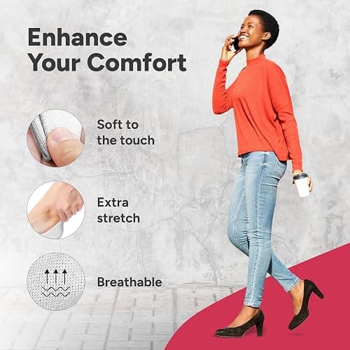 Eedor No Show Socks Womens Invisible Liner, Non Slip & Low Cut, Casual & Formal Wear, Soft & Stretchable thumbnail 3