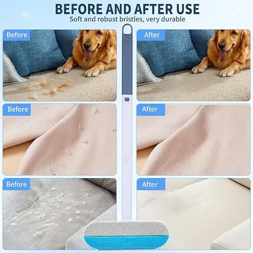 Multifunctional Pet Hair Remover for Furniture - 23.2 Inch, Reusable, Washable Effective Lint Cleaner Removal Tool for Dog and Cat Hair, Gentle on Couch, Carpet, Bedding, Clothes thumbnail 5