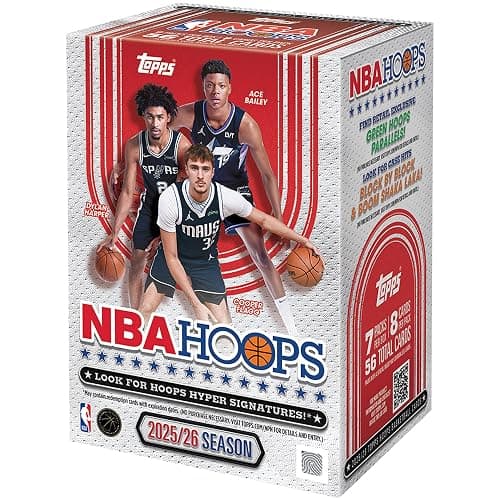 2025-26 Topps Hoops NBA Basketball - Factory Sealed - Value Box - Image 1