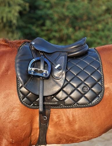 Harrison Howard Dressage Saddle Pad High-Performance Leather Saddle Pad for Horse Riding with Excellent Shock Absorption thumbnail 5