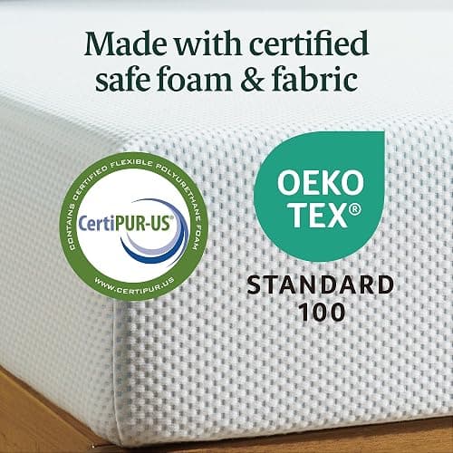 Zinus King Mattress - 10 Inch Green Tea Cooling Gel Memory Foam Mattress, Pressure Relief, for Cool Sleep, CertiPUR-US Certified Foam, Mattress in a Box, 10-Year Warranty, King Size thumbnail 4