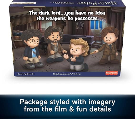 Little People Collector Harry Potter and The Prisoner of Azkaban Movie Special Edition Set for Adults & Fans, 4 Figures in a Display Package thumbnail 6