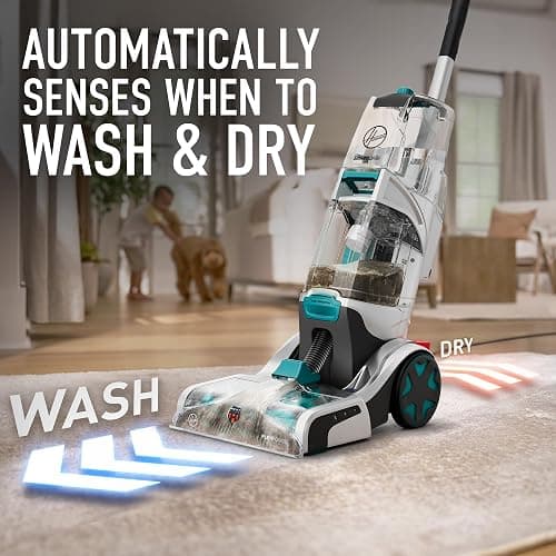 Hoover Smartwash Automatic Carpet Cleaner Machine, FH52000, Turquoise thumbnail 2