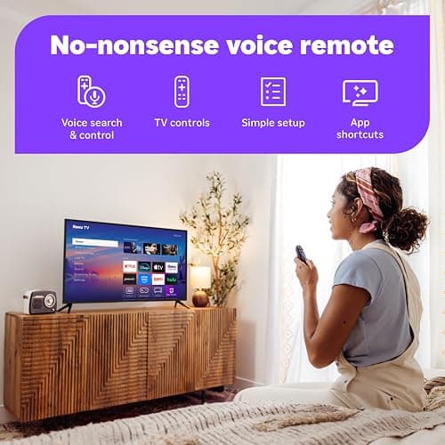 Roku Smart TV 2025 – 32-Inch Select Series, 1080p Full HD TV – Roku TV with Voice Remote – Flat Screen LED Television with Wi-Fi for Streaming Live Local News, Sports, Family Entertainment thumbnail 4