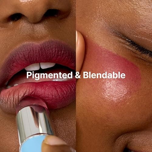 fwee Blurry Pudding Pot + Keychain SET | Airbrushed Blush & Lip, Buildable Pigment, Long-lasting, Lightweight, Easy to Blend, Natural Soft Matte Finish Makeup – Film (Rosy Mauve) | 0.17 oz thumbnail 6
